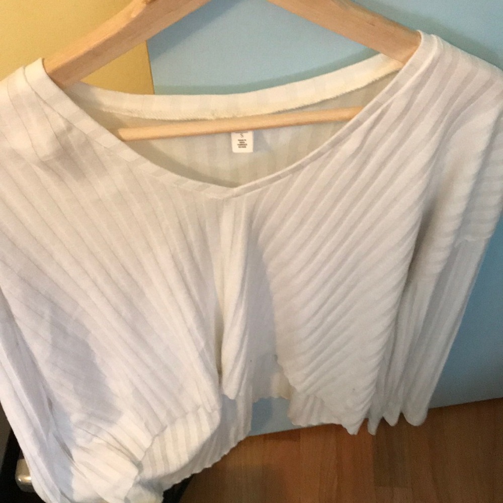 BP White Top Long Sleeved Size S